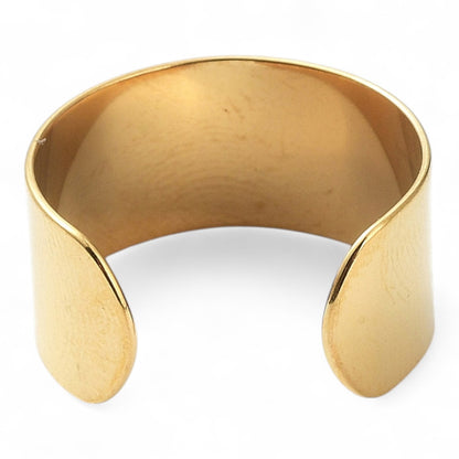 Bague Ouverte en Acier Inoxydable 304 – Base à Boucle – Or 18K ou Acier