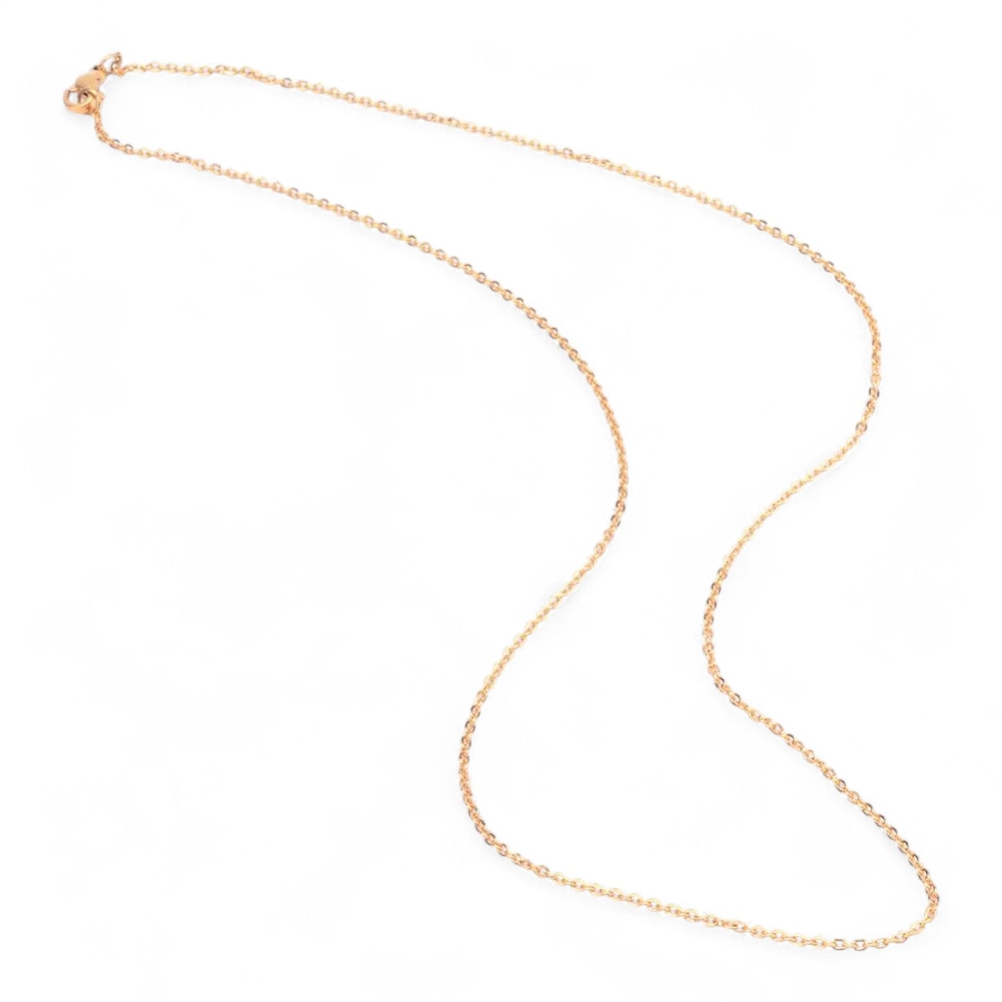 Collier en Acier Inoxydable 304 – Acier ou Doré – 50 cm