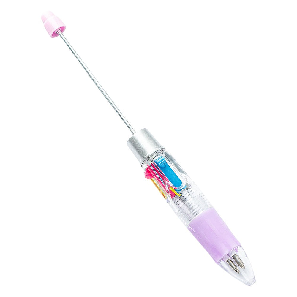 Stylo 4 couleurs à personnaliser – Blanc, Rose ou Violet