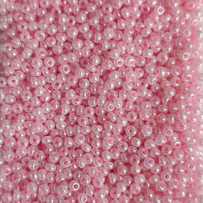Perles de rocaille en verre pastel – 2x2,5mm