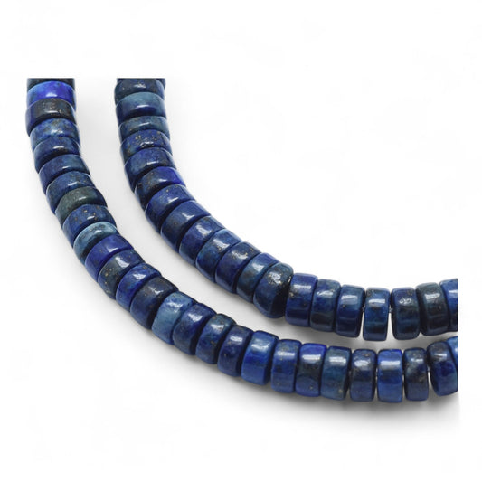 x20 Perles Heishi en Lapis-Lazuli Naturel Teinté – 6 mm
