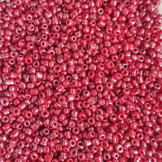 Perles de rocaille opaques brillantes – Verre 2mm - 25g