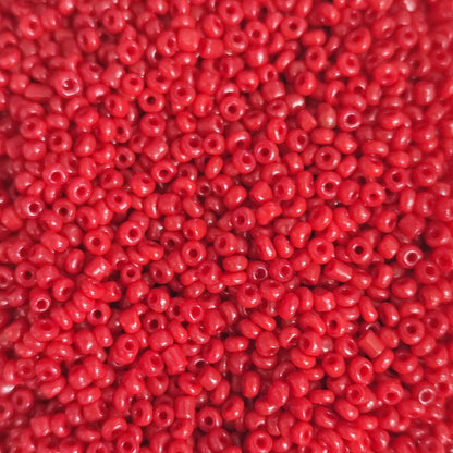Perles de rocaille opaques brillantes – Verre 2mm - 25g