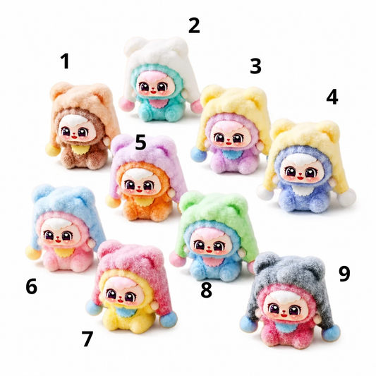 Figurines en velours ultra kawaii – Plusieurs modèles et couleurs au choix
