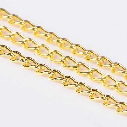 Chaîne Dorée ou argentée – Maillons 3 x 2 mm – Vendue au mètre