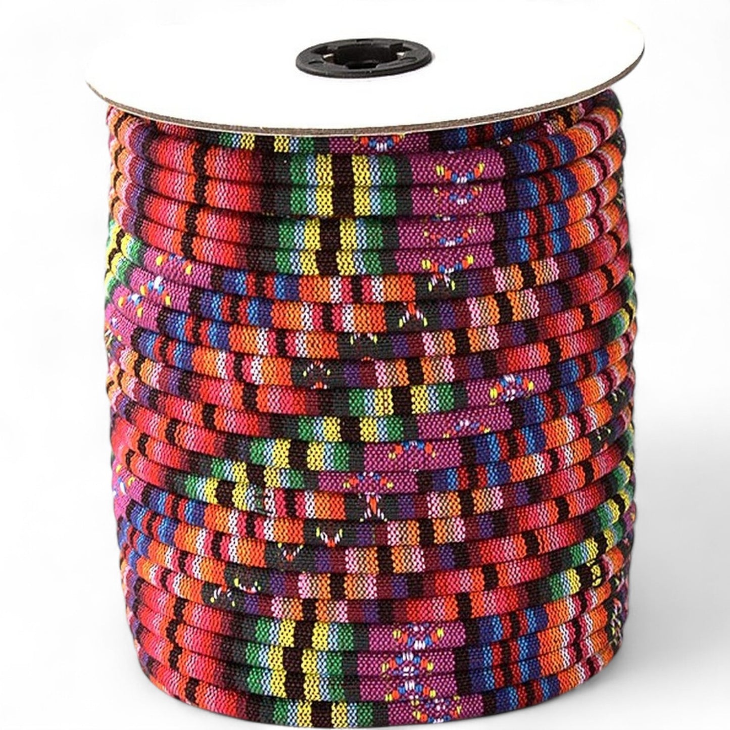 50cm de Cordon Tissu Ethnique – Couleurs au choix – Ø 4 mm
