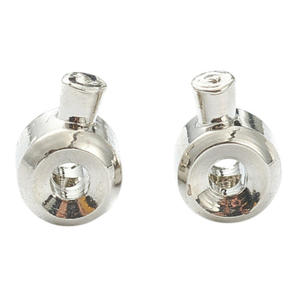x4 Perles à Écraser en Laiton – Plaqué Or 24K ou Platine – 3 à 3,5 mm