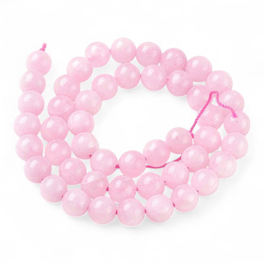 Perles Ronde en Quartz Rose Naturel – 4 mm