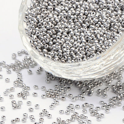 Perles de rocaille opaques – Verre 2x1.5mm - 25g