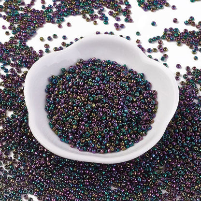 Perles de rocaille opaques – Verre 2x1.5mm - 25g