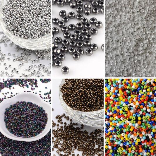 Perles de rocaille opaques – Verre 2x1.5mm - 25g