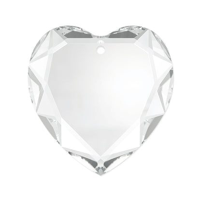 Pendentif Cœur Swarovski Elements – 28 mm – Golden Shadow ou Crystal