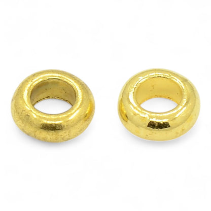 x10 Perles d’Espacement Style Tibétain – 7 mm