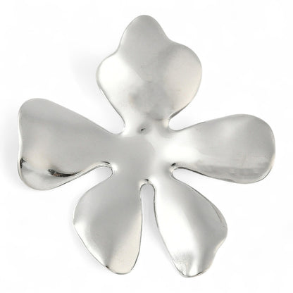 Pendentif Fleur en Acier Inoxydable 304 – 47 mm