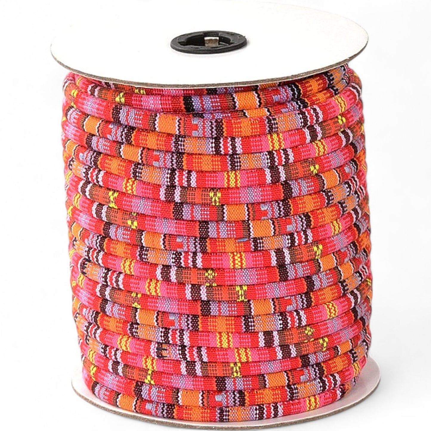 50cm de Cordon Tissu Ethnique – Couleurs au choix – Ø 4 mm
