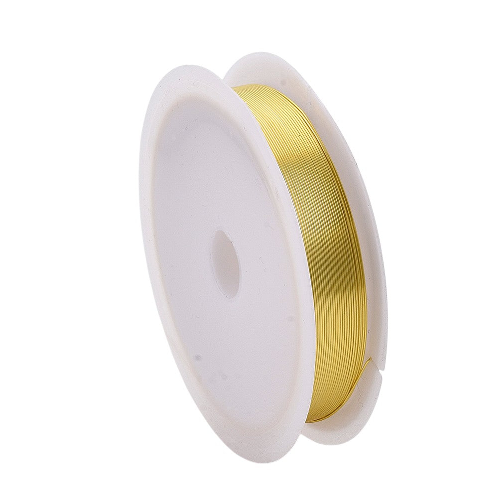 Fil de Cuivre Rond Plaqué – 0,6 mm – Bobine de 5 m