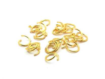 Anneaux de jonction (jump rings) couleur Doré, taille au choix