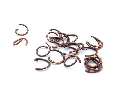 Anneaux de jonction (jump rings) couleur Cuivre, taille au choix