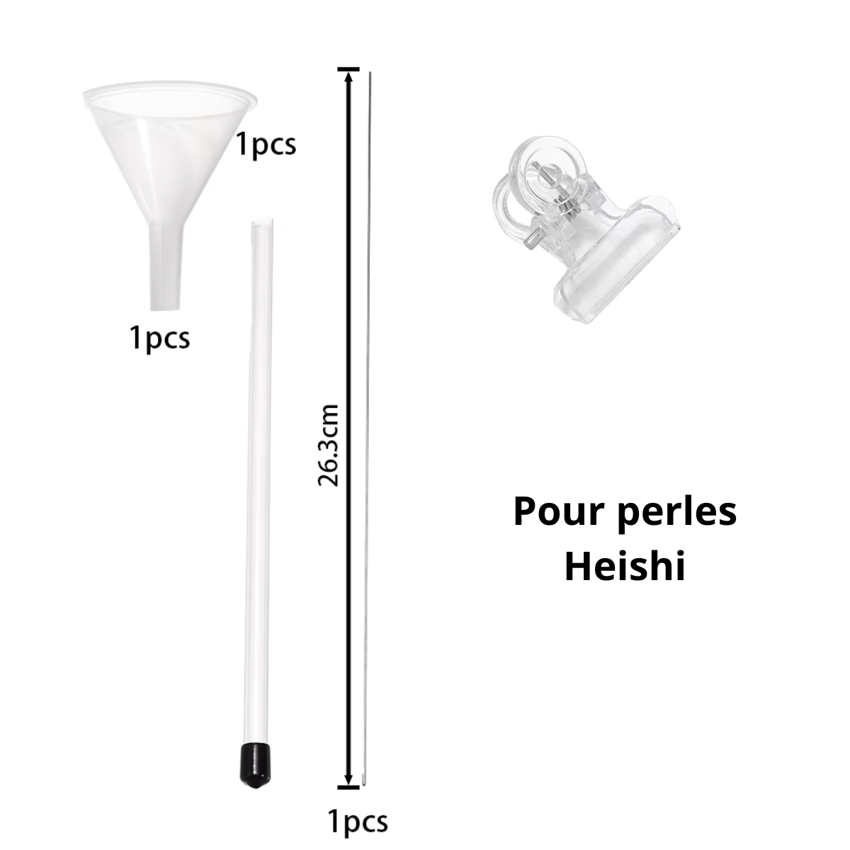Outil d’enfilage facile pour perles Heishi – Kit complet