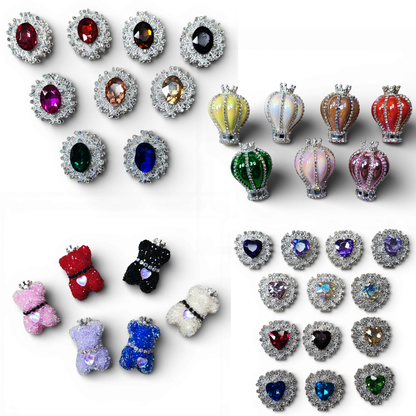 x1 Perle strass décorative – Spécial stylos à tige – Modèles et tailles au choix