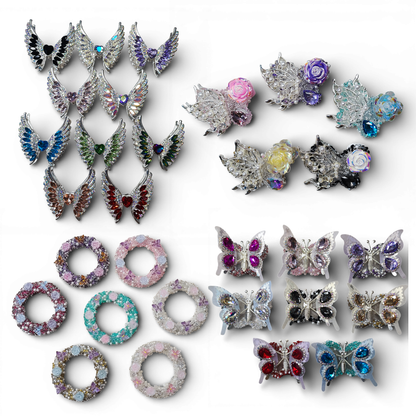 x1 Perle strass décorative – Spécial stylos à tige – Modèles et tailles au choix