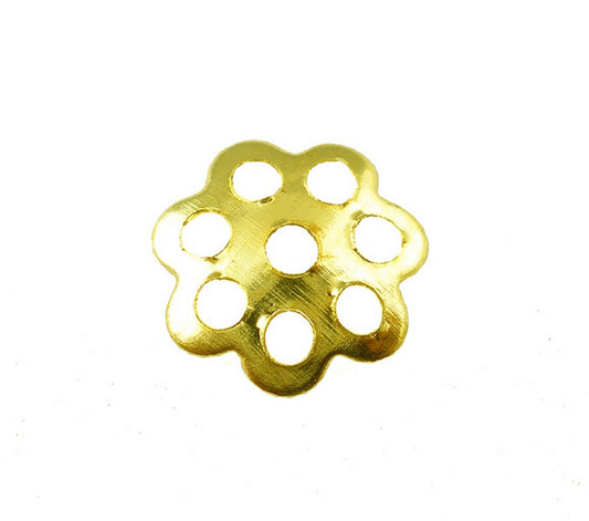 50 Coupelles Filigranées 6 mm - couleur au choix
