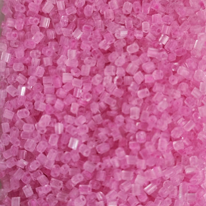 Perles de rocaille "cut" en verre – Taille 11/0 (~2,2mm) -25g
