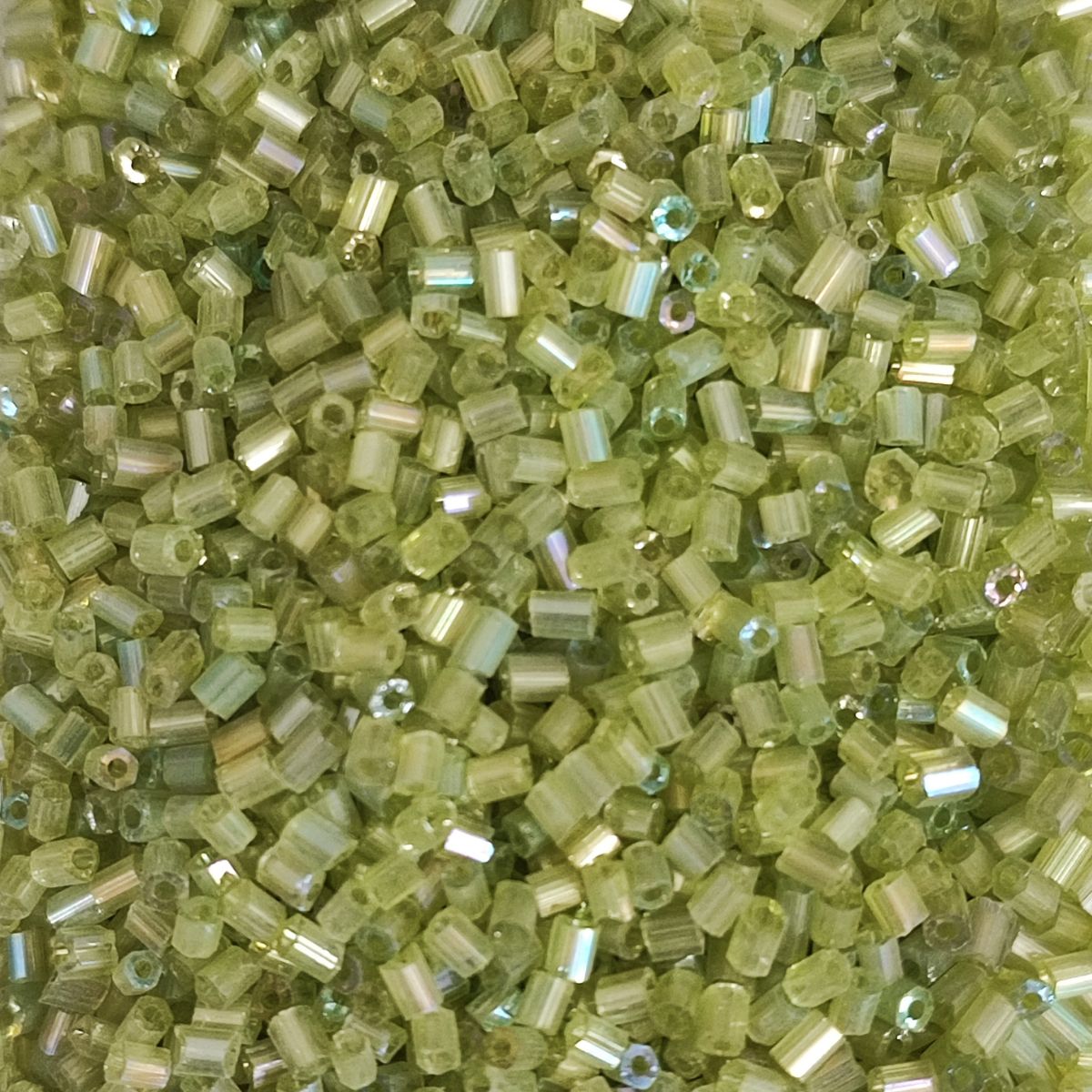 Perles de rocaille "cut" en verre – Taille 11/0 (~2,2mm) -25g