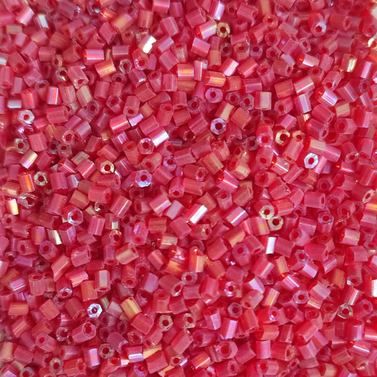 Perles de rocaille "cut" en verre – Taille 11/0 (~2,2mm) -25g