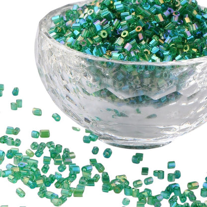 Perles de rocaille "cut" en verre – Taille 11/0 (~2,2mm) -25g