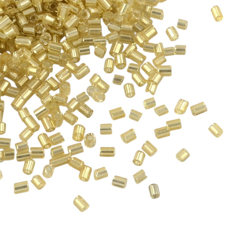 Perles de rocaille "cut" en verre – Taille 11/0 (~2,2mm) -25g