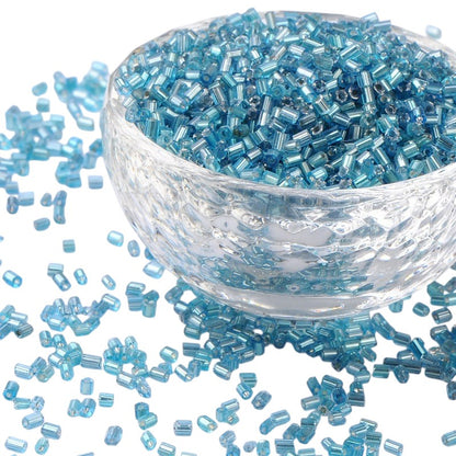 Perles de rocaille "cut" en verre – Taille 11/0 (~2,2mm) -25g