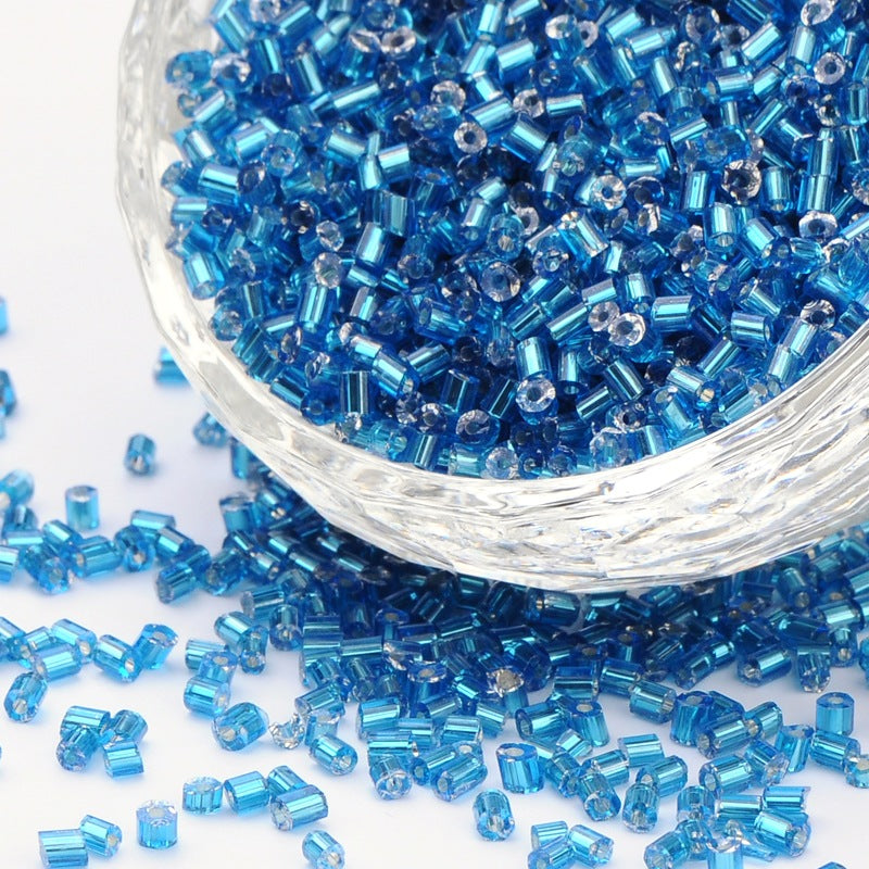 Perles de rocaille "cut" en verre – Taille 11/0 (~2,2mm) -25g