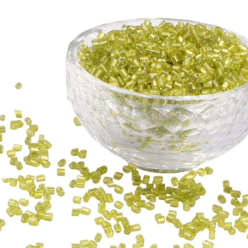 Perles de rocaille "cut" en verre – Taille 11/0 (~2,2mm) -25g