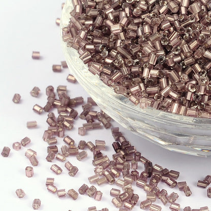 Perles de rocaille "cut" en verre – Taille 11/0 (~2,2mm) -25g