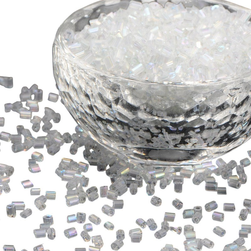 Perles de rocaille "cut" en verre – Taille 11/0 (~2,2mm) -25g