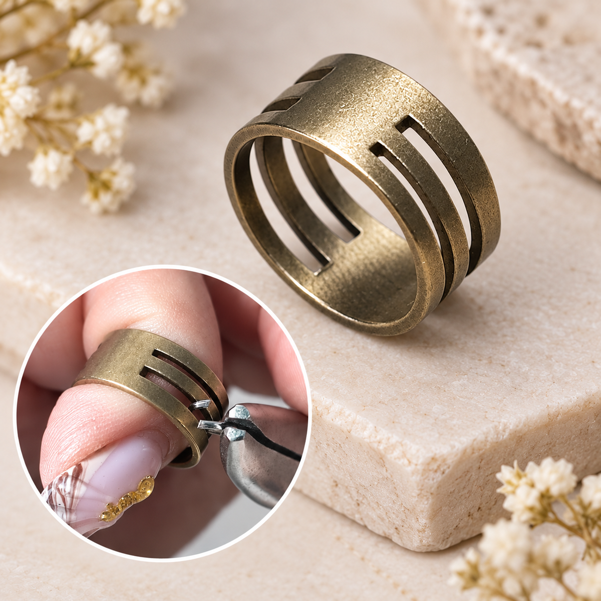 Bague de serrage pour anneaux de jonction – Outil pour création de bijoux