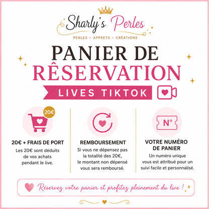 Réservation de Panier – Vente directe Live | Acompte + Frais de livraison