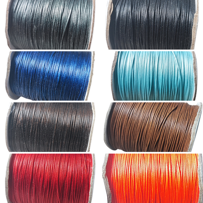 Cordon Ciré en Polyester 0.5 mm – Couleurs au choix