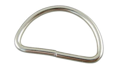 Anneaux de jonction demi-lune spécial porte-clés 23x15mm