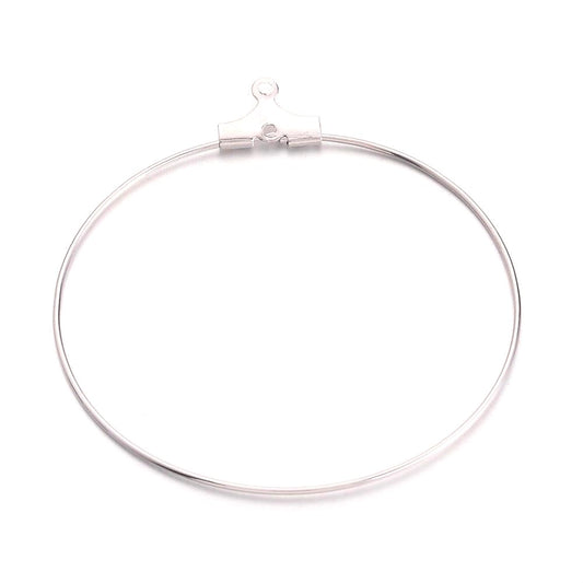 Créoles fil 40mm – À personnaliser