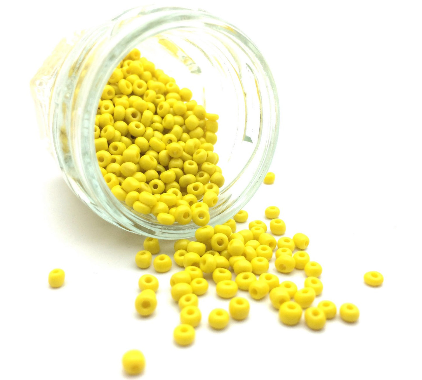 Perles de rocaille en verre 3mm – Couleurs opaques au choix - 25g