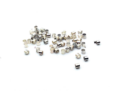 Perles à Écraser Tubes – Métal – 2 mm – Lot de 5 g (≈400 pcs)