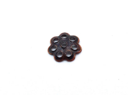 50 Coupelles Filigranées 6 mm - couleur au choix