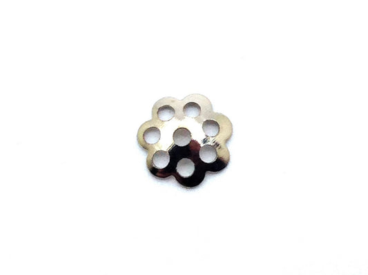 50 Coupelles Filigranées 6 mm - couleur au choix