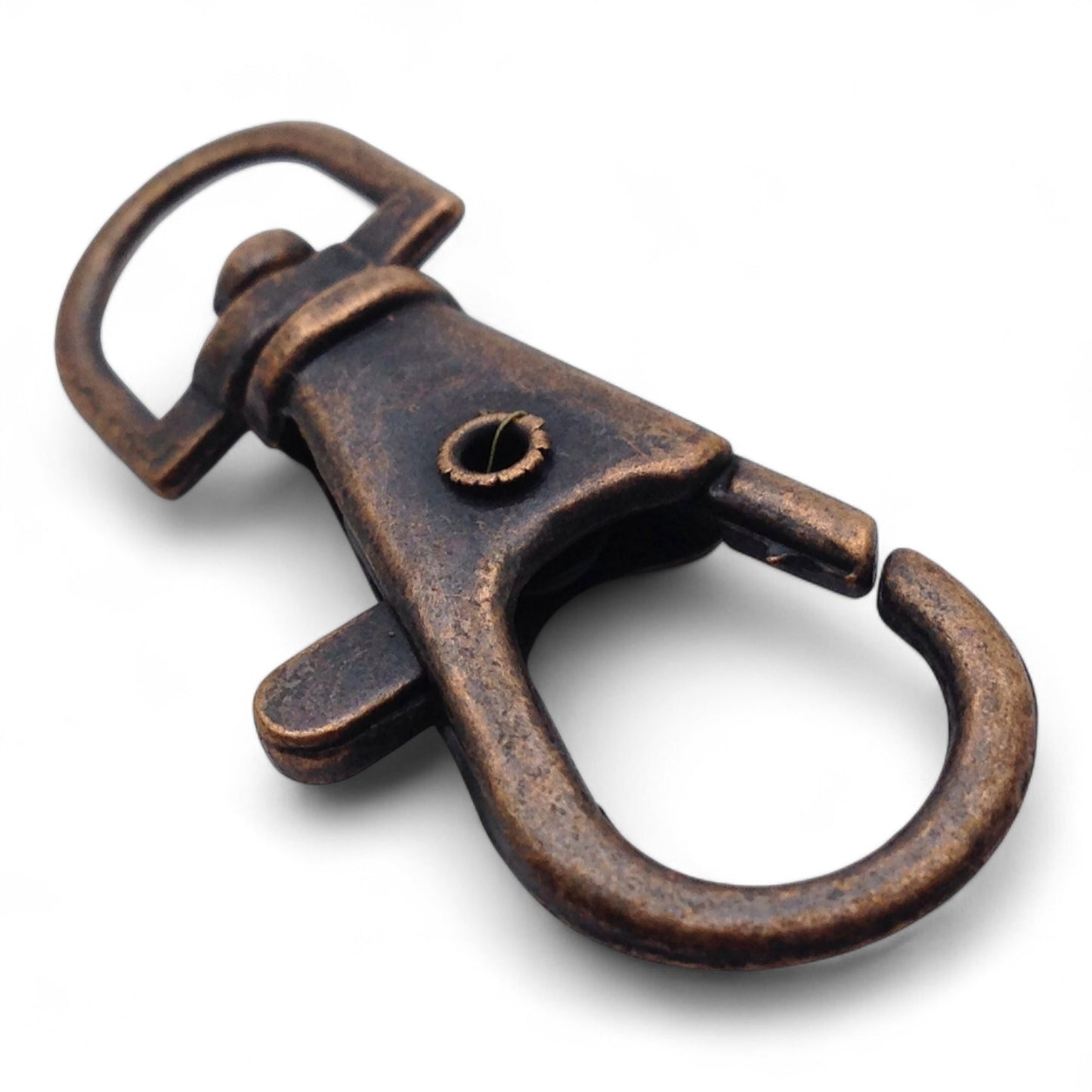 x2 Fermoirs Mousquetons Porte-Clés – 35x13 mm – Bronze ou Cuivré