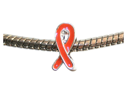 x1 Perle Charm Européen Ruban Coloré – Gros Trou – 4,5 mm