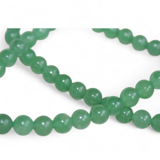 Perles en Aventurine Naturelle – Tailles au choix