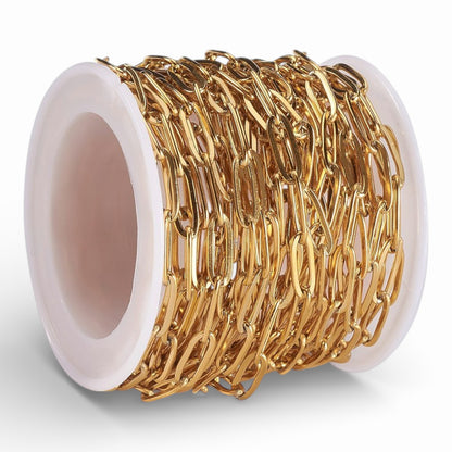 x20 cm Chaîne Maille Trombone – Acier Inoxydable 304