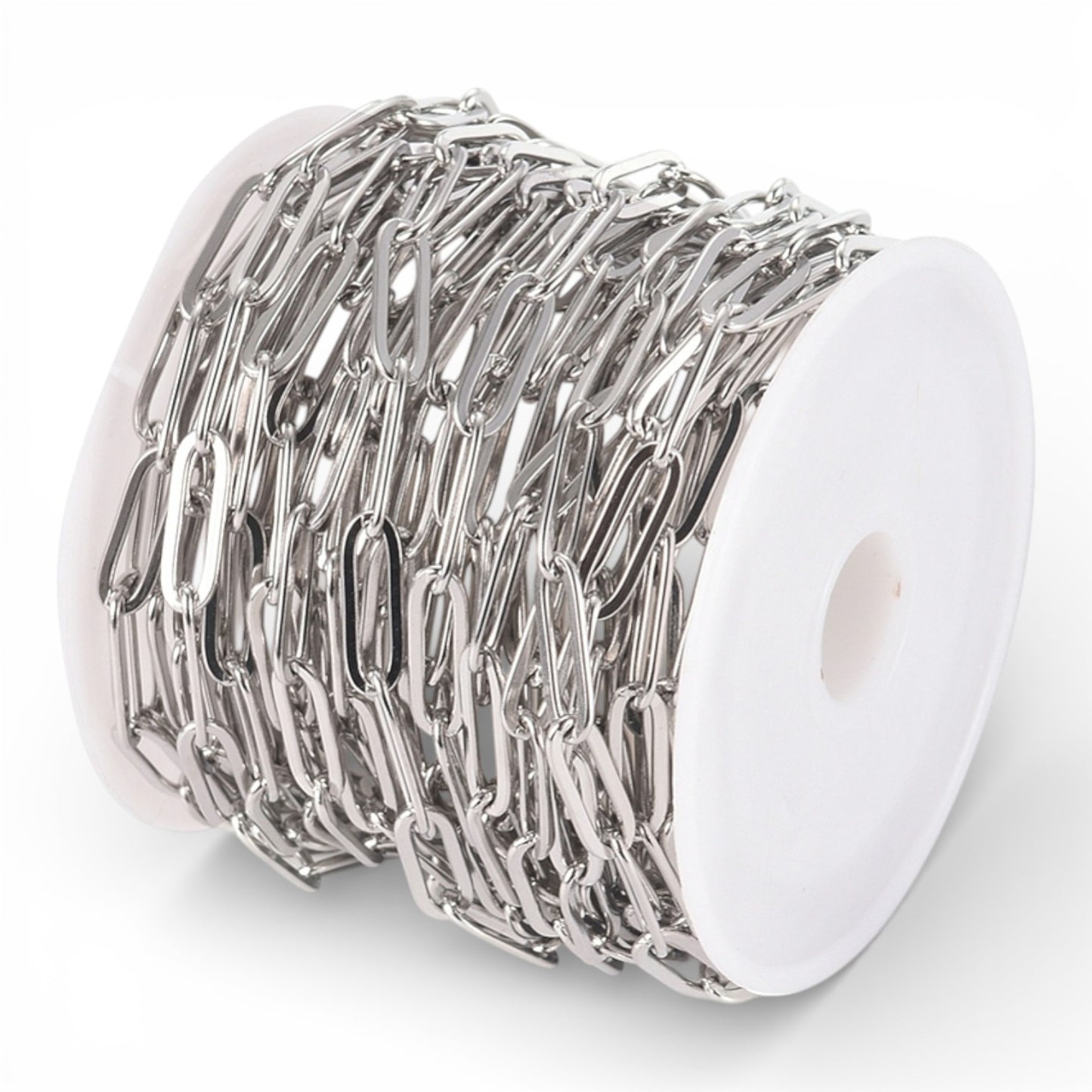 x20 cm Chaîne Maille Trombone – Acier Inoxydable 304